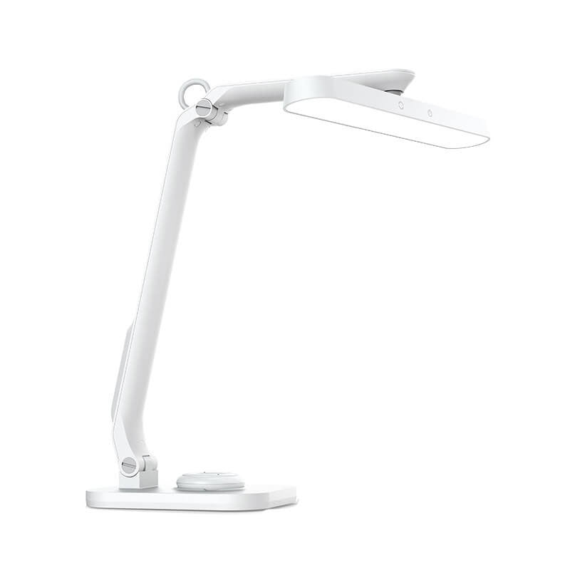 Lámpara de mesa LED plegable con carga USB y protección ocular para estudiantes modernos 