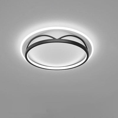 Nordic Minimalist Geometric Art LED Flush Mount Ceiling Light