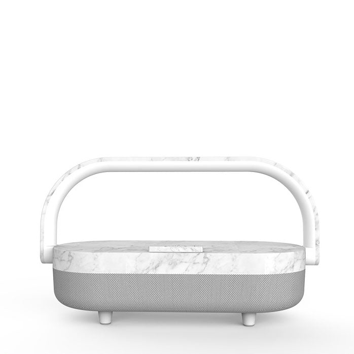 Moderne minimalistische kabellose Induktions-Bluetooth-Lade-USB-LED-Tischlampe für das Schlafzimmer 