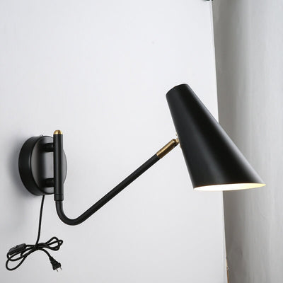 Nordic Creative Simple Rotating 1-Light Wall Sconce Lamp