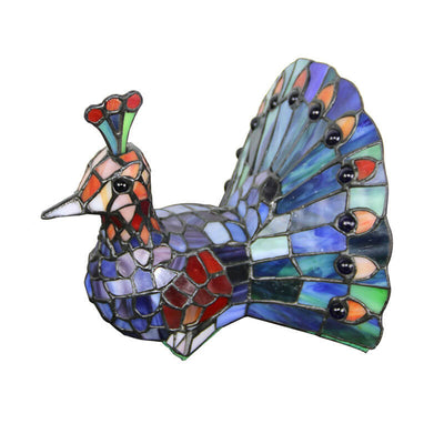 Tiffany Kreative Tier Buntglas 1-Licht Dekorative Tischlampe 