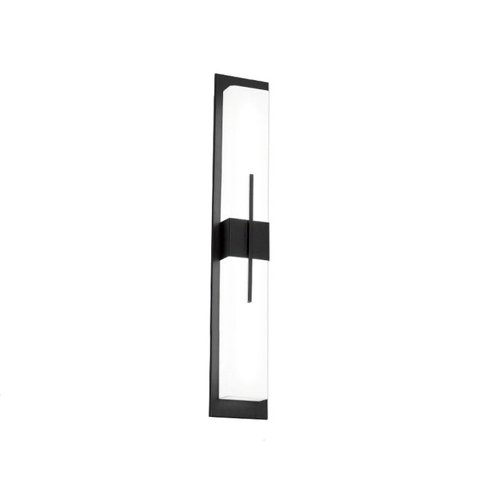 Modern Minimalist Rectangular Waterproof Stainless Steel Acrylic LED Wall Sconce Lamp For Outdoor