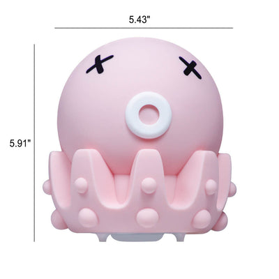 Lampe de Table à Télécommande LED avec Lumière Nocturne en Silicone Créatif Pat 