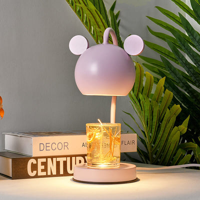Moderne Cartoon-minimalistische Hardware 1-Licht-Tischlampe aus schmelzendem Wachs 