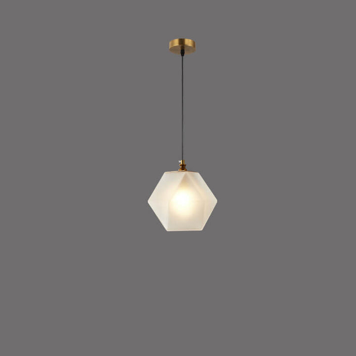 Nordic Light Luxury Wrought Iron Glass 1/3-Light Chandelier