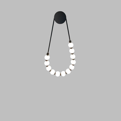 Modern Minimalist Necklace Magic Bean LED Wall Sconce Lamp