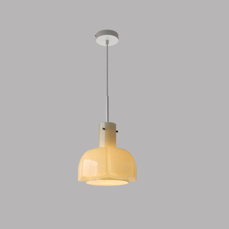 Vintage Glass Bud Design 1-Light Pendant Light