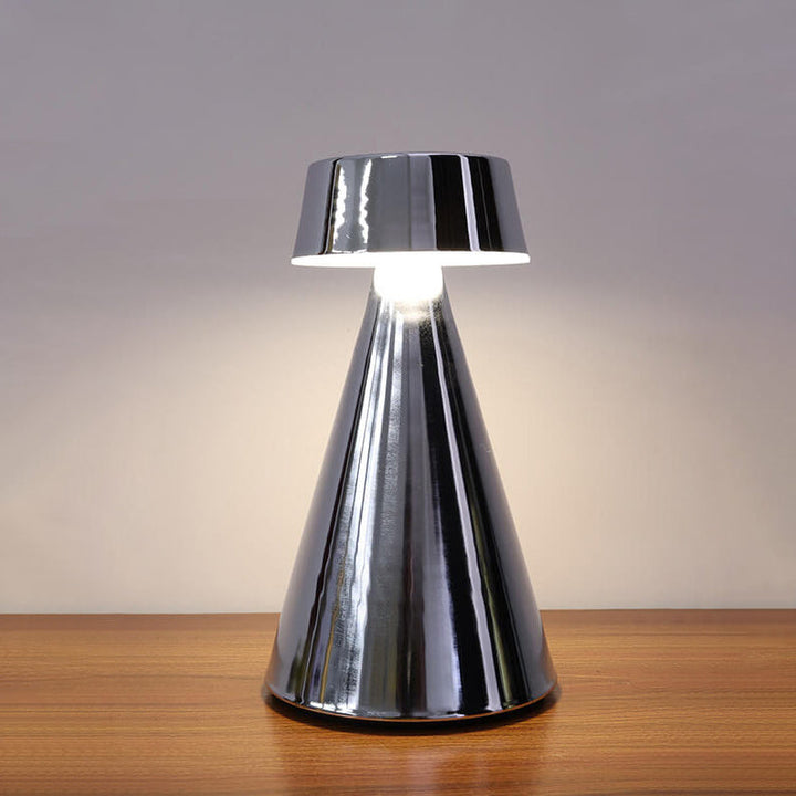 Lampe de table décorative LED à chargement USB en fer effilé créatif simple 