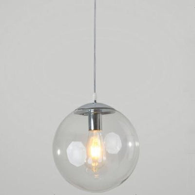 Nordic Modern Minimalist Creative Bubble Transparent 1-Light Pendant Light