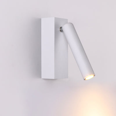 Moderne minimalistische drehbare LED-Wandleuchte aus Aluminium 