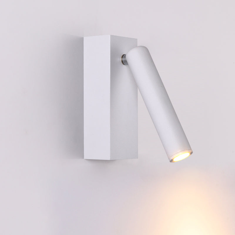 Modern Minimalist Aluminum Rotatable LED Wall Sconce Lamp