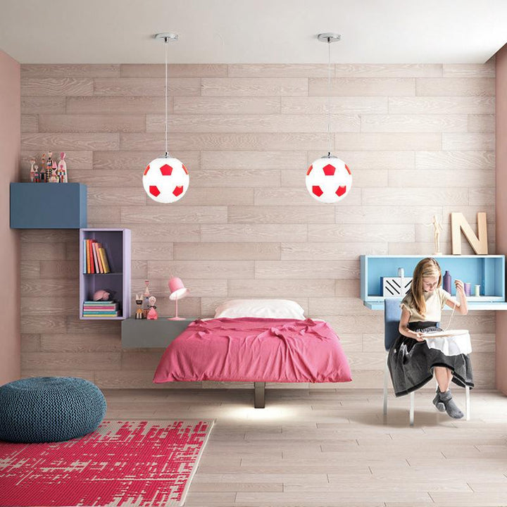 Modern Minimalist Creative Football 1-Light Pendant Light