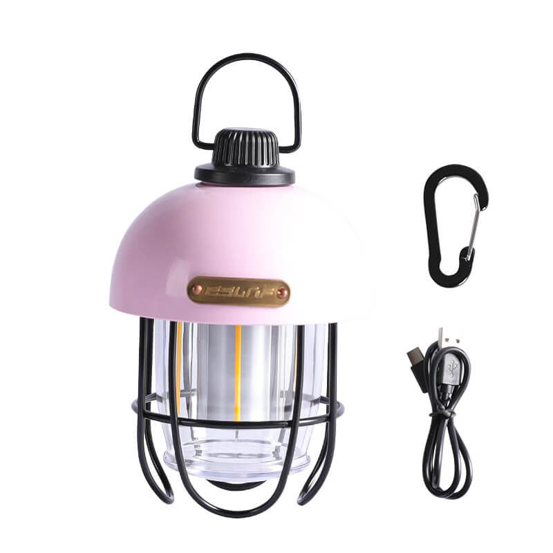 Lumière extérieure LED de camping portative en forme de champignon en fer moderne 