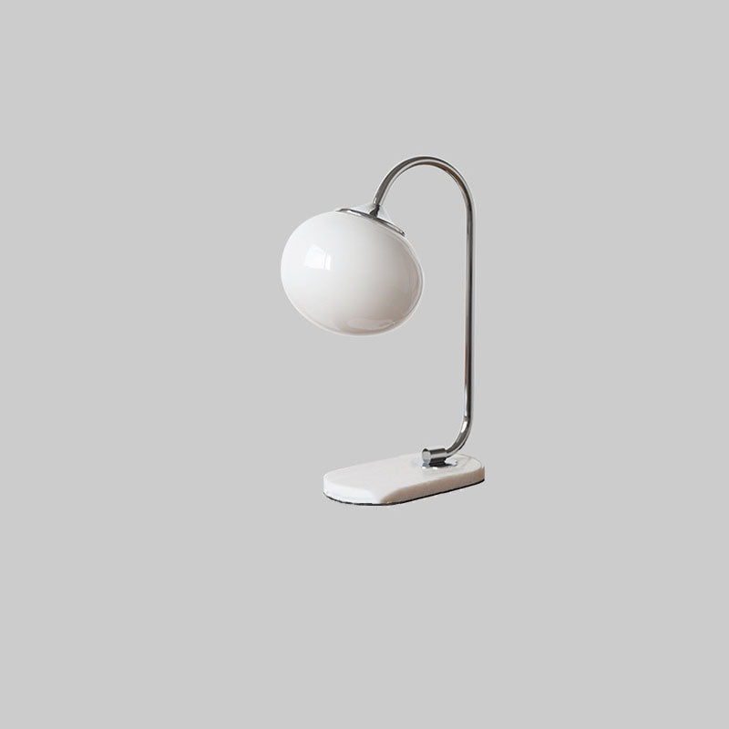 Lampe de table à 1 lumière en fer et marbre minimaliste classique nordique 