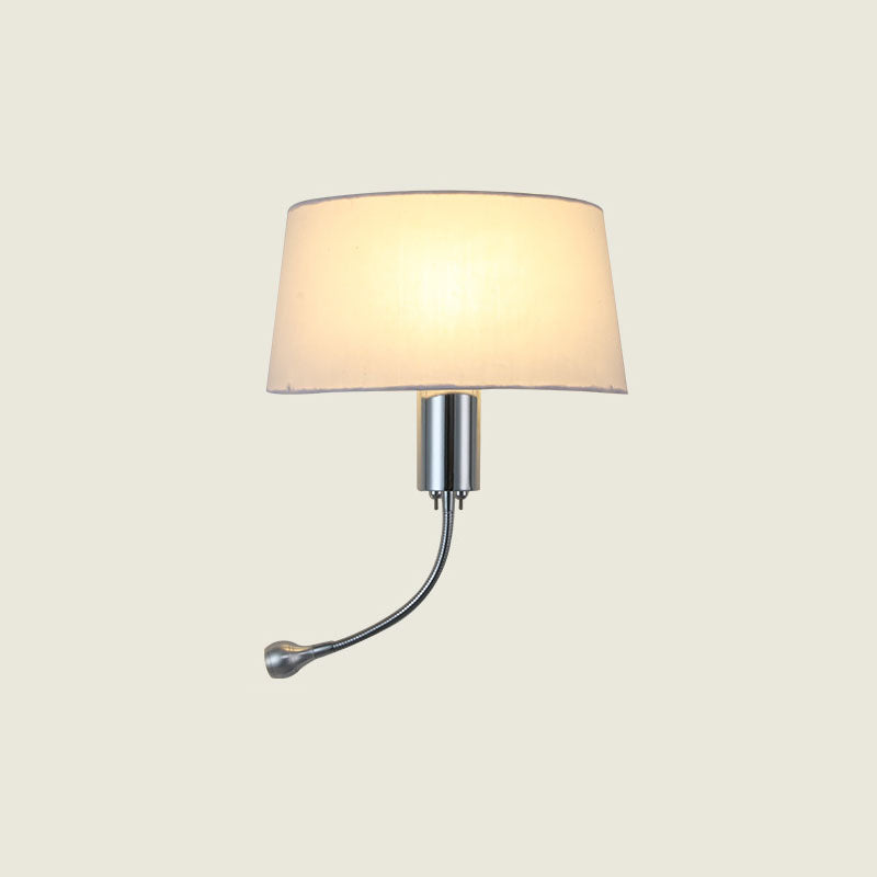 European Minimalist Fabric Spotlight 1-Light Reading Wall Sconce Lamp