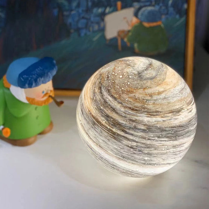 Lampe de table LED moderne et créative Planet Orb 