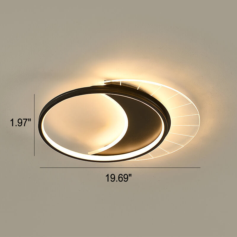 Round Nordic Creative Multi-Style LED Flush Mount Light