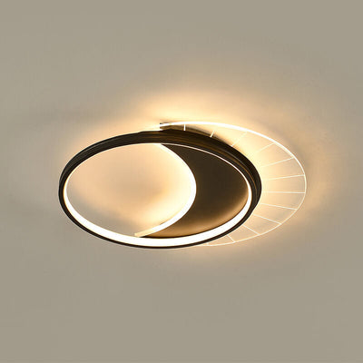 Round Nordic Creative Multi-Style LED Flush Mount Light