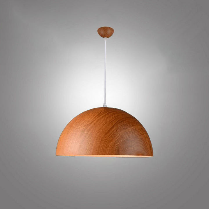 Nordic Minimalist Marbled Semicircle 1-Light Pendant Light
