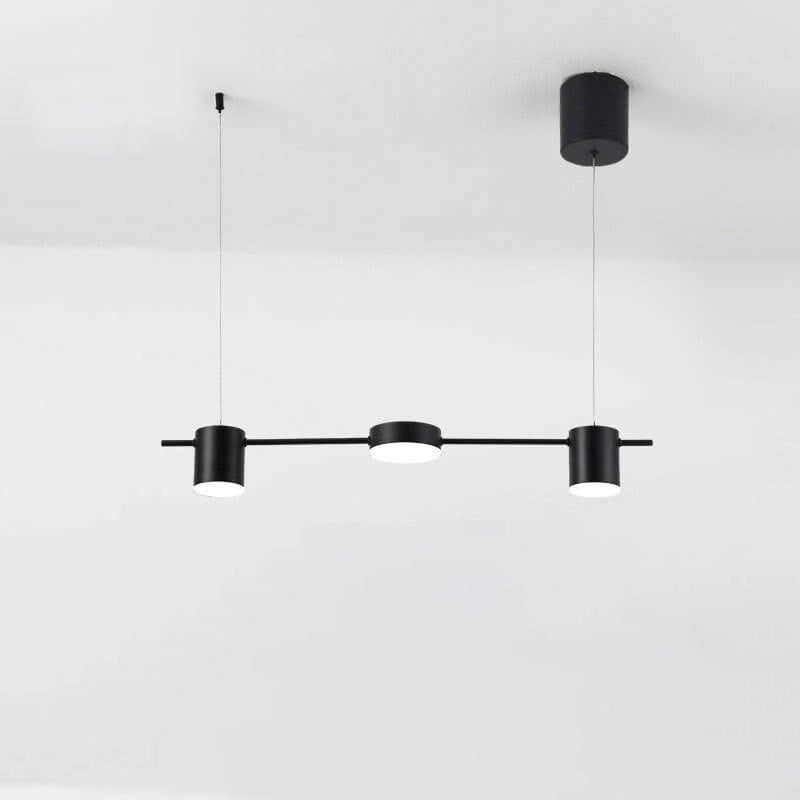 Modern Minimalist Line Round Spotlight LED Island Light Chandelier