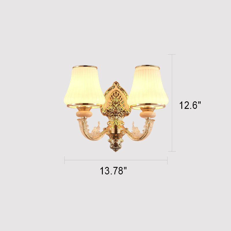 Lámpara de Aplique de Pared Minimalista Creativa Estilo Europeo 1/2 Luz 