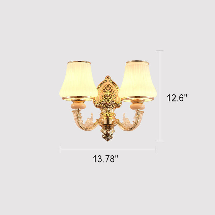 Lámpara de Aplique de Pared Minimalista Creativa Estilo Europeo 1/2 Luz 