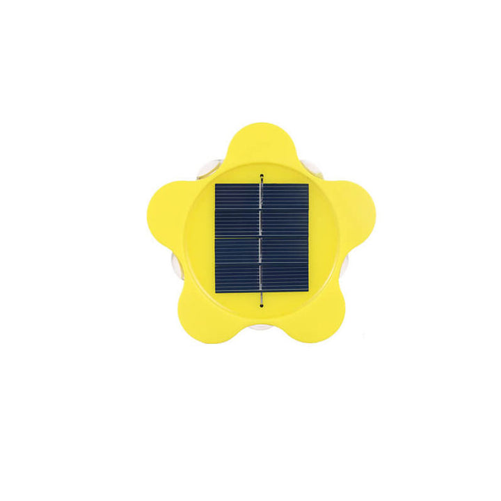 Lámpara de Aplique de Pared para Exterior LED Impermeable de Jardín Pentagrama Solar 
