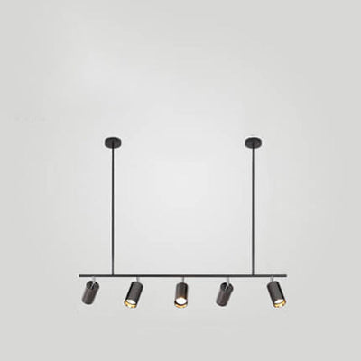 Modern Luxury Long Strip Spotlight 3/5 Light Chandelier