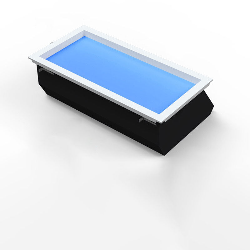 Plafonnier LED encastré bleu ciel moderne minimaliste intelligent en métal pour salon 