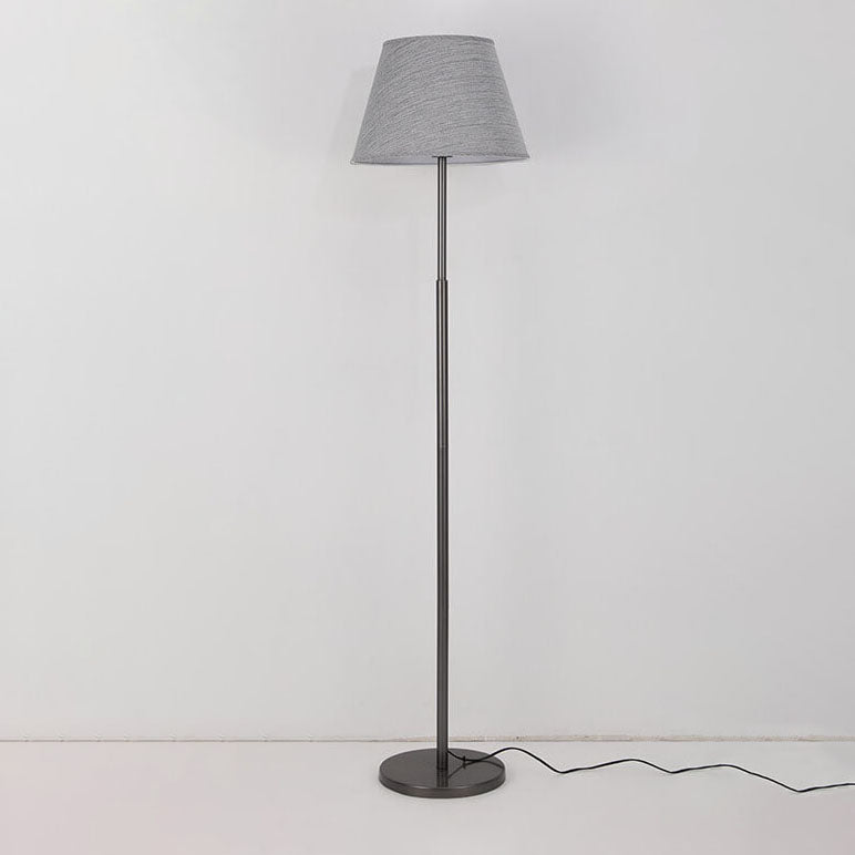 Nordic Simplicity Drum Cone Shade Linear 1-Light Standing Floor Lamp