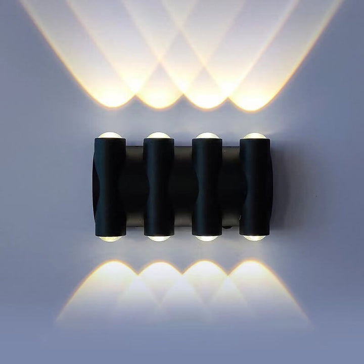 Moderne Aluminium-Teleskop-wasserdichte Garten-LED-Licht-Wandleuchte im Freien 