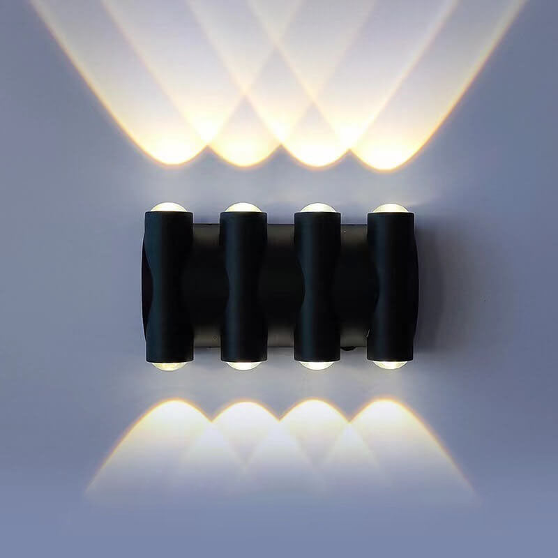 Modern Aluminum Telescope Waterproof Garden LED Outdoor Light Wall Sconce Lamp