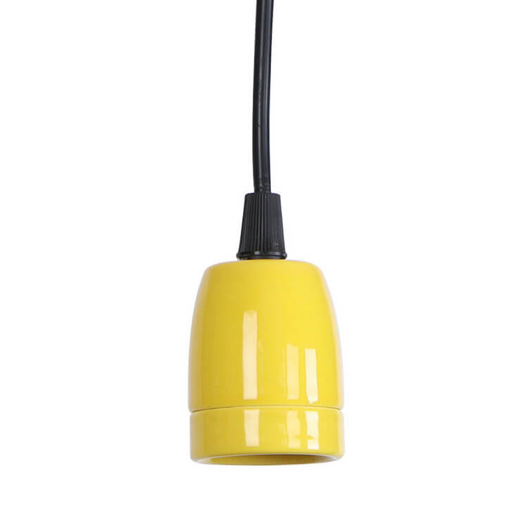 Modern Minimalist Industrial Colorful Solid Color Ceramic 1-Light Pendant Light