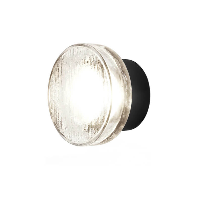 Scandinavian Modern Minimalist Aluminum Acrylic Round LED Wall Sconce Lamp