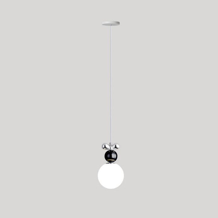 Diseño de hardware minimalista moderno Esfera Lámpara colgante de 1 luz 