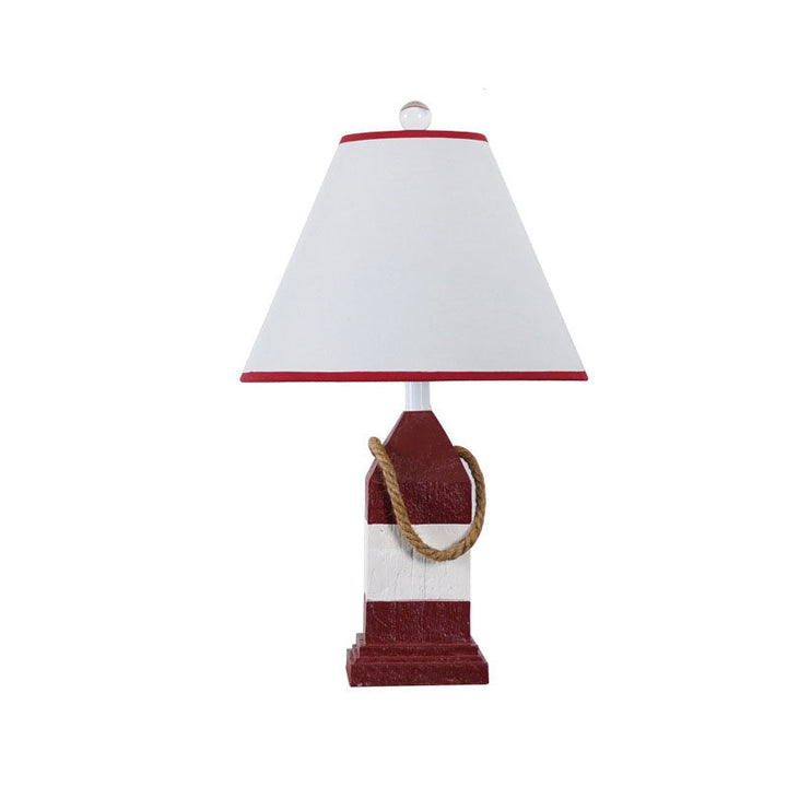 Europäische Vintage Tischlampe aus einfarbigem Kunstharz mit 1 Leuchte 