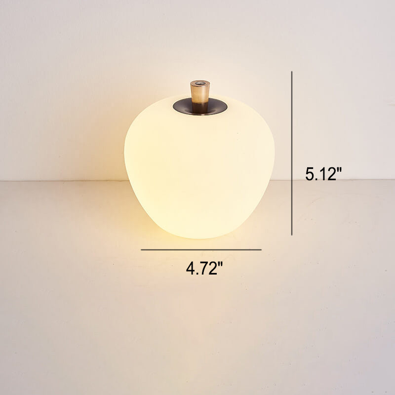 Nordic Creative Mushroom Solid Wood Acrylic LED Touch Table Lamp