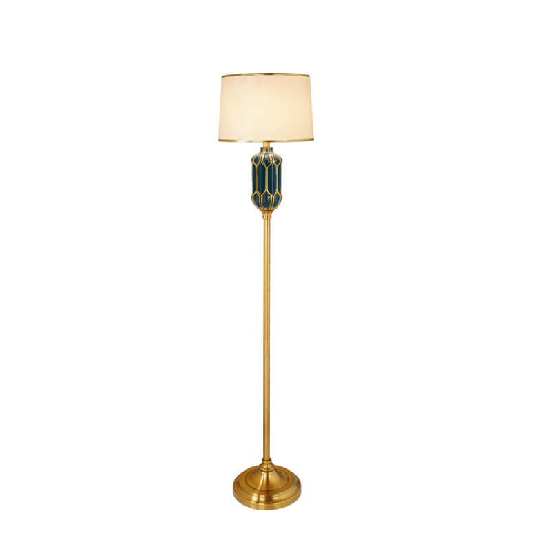 Modern Vertical Ceramic 1-Light Standing Floor Lamp