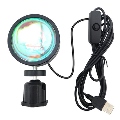 RGB 16 Color Remote Control LED Projector Mood Light Floor Lamp