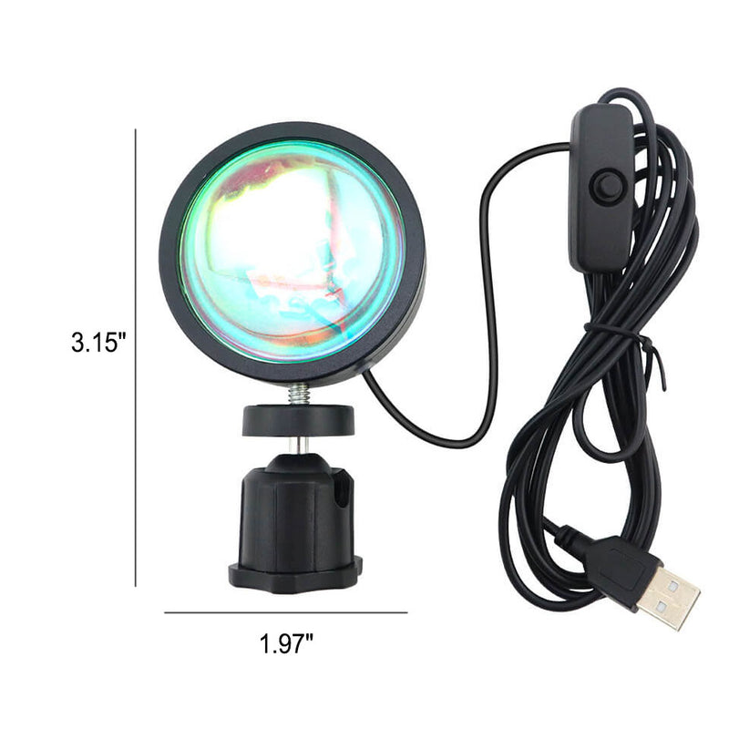 RGB 16 Color Remote Control LED Projector Mood Light Floor Lamp