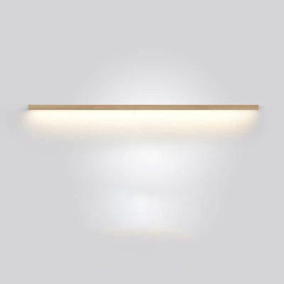 Japanese Simple Solid Wood Strip LED Wall Sconce Lamp