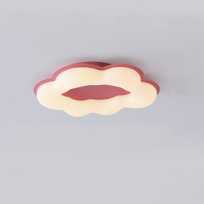 Modern Minimalist Colorful Clouds PE LED Flush Mount Ceiling Light