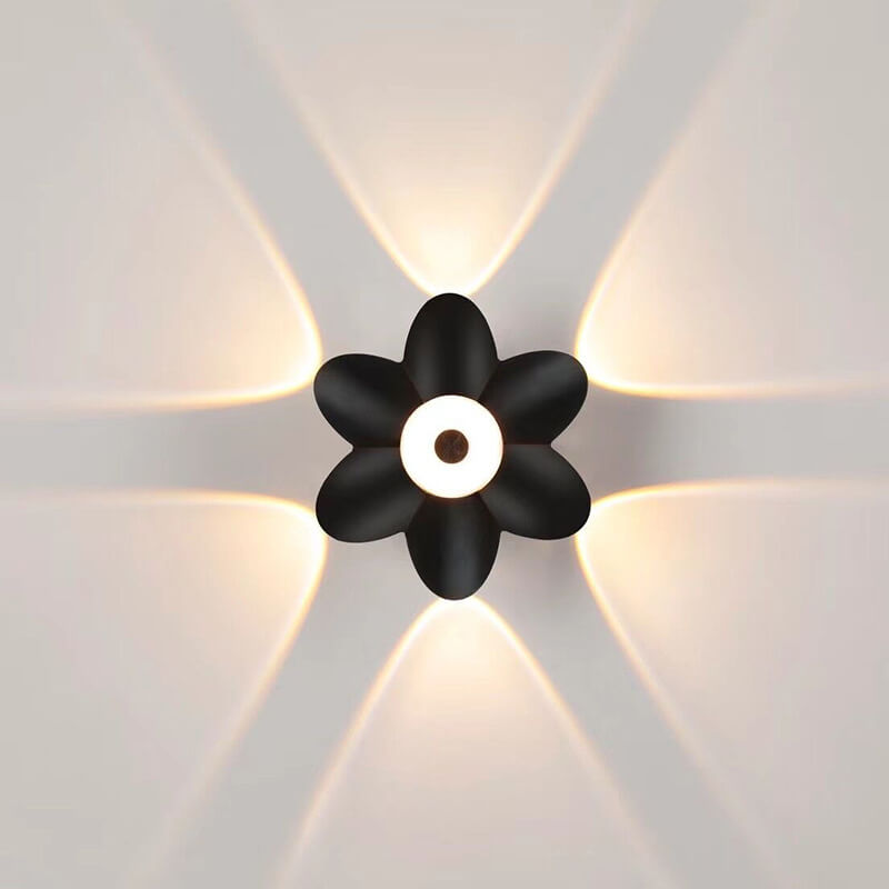 مصباح جداري LED مضيء بتصميم عصري وإبداعي من الألومنيوم 