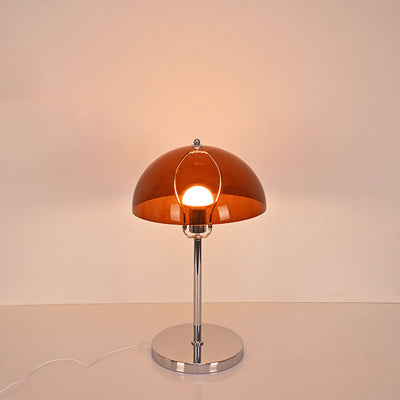 Nordic Vintage Clear Dome Acrylic LED USB Table Lamp