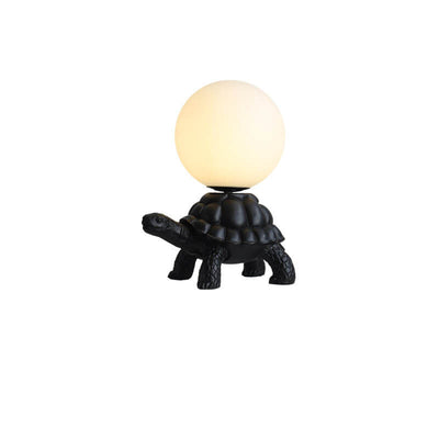 Nordic Creative Turtle Shape Moon Resin 1-Light Table Lamp