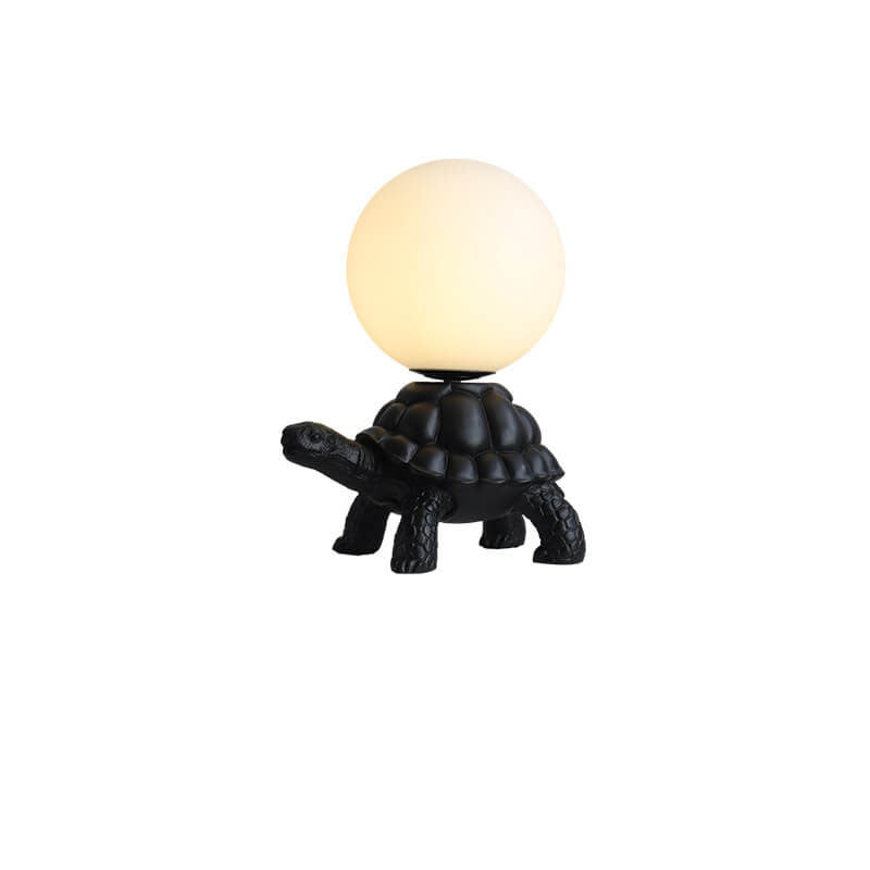 Nordic Creative Turtle Shape Moon Resin 1-Light Table Lamp