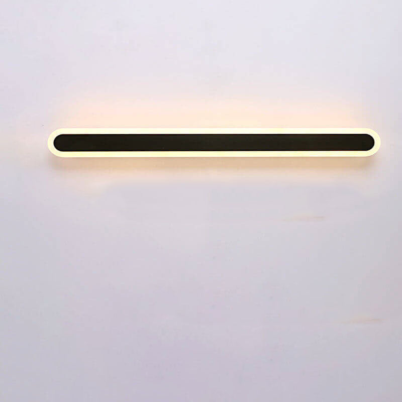 Modern Minimalist Long Bar Iron Acrylic LED Wall Sconce Lamp
