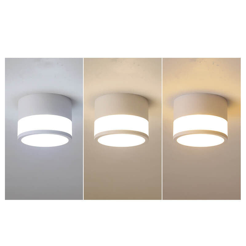 Modern Minimalist 1-Light LED Flush Mount Ceiling Light