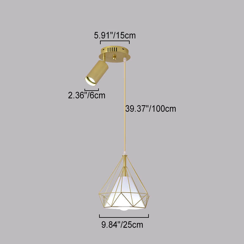 Lustre Moderne de Luxe en Fer et Diamant avec PVC et 1/3 Lumière pour Îlot 