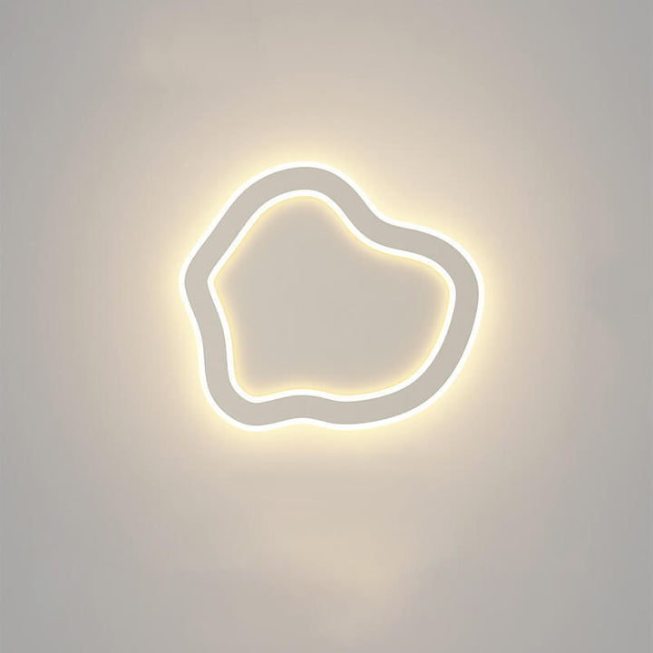 Lampe murale LED en forme créative moderne en fer et acrylique 